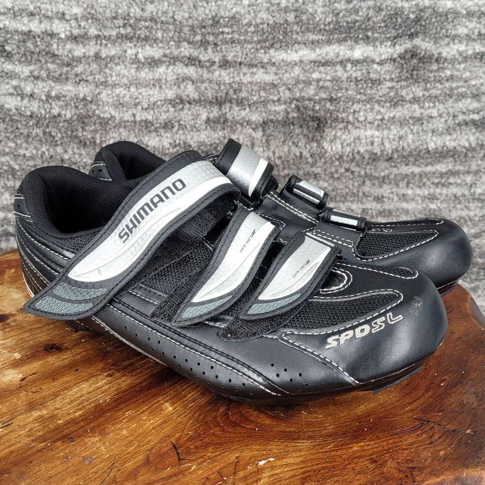Shimano Cycling Shoes Women's Size 40 9.5 3-strap SPDSL With Clips